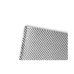 Foglio termico stampato in acciaio 100 x 60 cm per turbo o linee di scarico saldabile 0,10 mm di spessore