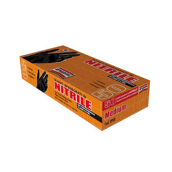 Guanti in nitrile spesso TG. L - conf. 50 pz Arexons