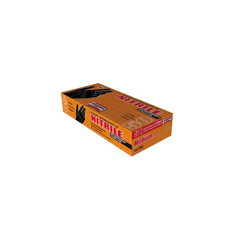 Guanti in nitrile spesso TG. XL - conf. 50 pz Arexons