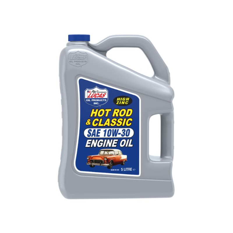 Olio motore lucas oil 10W 30 Auto Storiche Classiche Hot Rod - tanica da 5 litri