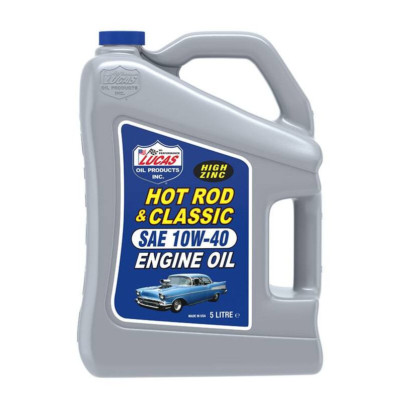 Olio motore lucas oil 10W 40 Auto Storiche Classiche Hot Rod - tanica da 5 litri