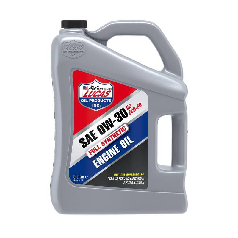 Olio motore lucas oil sintetico 0w-30 C2 ECO-FD engine oil - tanica da 5 litri