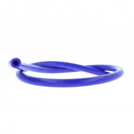Tubo vacuum rinforzato 4 mm da 1 metro in silicone blu
